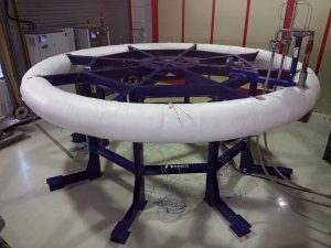 Tests of the WEST divertor coil mock-up