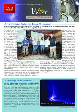 WEST Newsletter n&deg;22